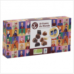 Assortiment de chocolats pralinés - bio