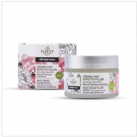 Crème visage anti-âge Bio à la Rose de Damas et au thé blanc